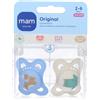 BAMED BABY ITALIA Srl MAM SUCCHIETTO ORIGINAL 2-6 MESI SILICONE 2 PEZZI