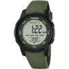 Calypso Orologio Digitale Uomo in Gomma Verde Orologio Sportivo Uomo | Imperm. 10 ATM Data e Calendario, Cronografo, Doppio Fuso Orario, Illuminazione, Allarme, 12 e 24 Ore K5698/4 Color Splash