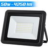 BAKAJI Faro Led 50W Luce Alta Luminosita 4250lm Faretto Esterno Slim Bianco Freddo IP65