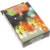 BAKAJI Candele Set 6 Pezzi Colorate Candeline Tealight a Cera con Fiamma Colorata