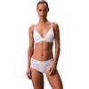 Calvin Klein Donna Reggiseno a Triangolo Lightly Lined con Fascia con Logo, Nero (Diamond Logo Black), XS
