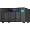 QNAP NAS Tower TVS-h874X 64GB 4 porte LAN Nero
