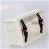 ZOREI 10 Pezzi Riparazione Cassetta Elettrica, Per Scatola Incasso 86X86, Altezza Regolabile Da 66mm A 87mm (Arco)