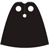 LEGO Authentic LEGO Cape (Black) - Genuine LEGO Brand Minifigure Accessory by LEGO (English Manual)