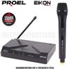 Proel Eikon WM101MV2 Radiomicrofono microfono UHF a frequenza fissa ottimo per karaoke