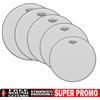 REMO EMPEROR SET 10" 12" 14" 16" 22" PELLE COATED SABBIATA BATTERIA ACUSTICA