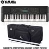 Yamaha PSR-E283 Tastiera arranger 61 tasti portatile Pianola da studio + Borsa