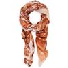 Desigual sciarpa Corduroy Rectangle Foulard Terracota multicolore