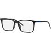 PHILIPP PLEIN SPORT PLASTIC OPT FRAME Philipp Plein Sport - MAT: Injected_C: MATT BLACK D: 145x19 / Male Cura della persona e salute