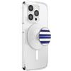 PopSockets: PopGrip Round per Magsafe - Anello Adattatore per MagSafe Incluso - Supporto e Impugnatura per Telefoni Cellulari e Custodia con un Top Intercambiabile - Nautical Stripe