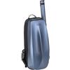 GEWA Space Bag Blu con astuccio per arco - Custodia/zaino per violino 4/4-3/4 - Coperchio esterno in policarbonato - Schienale ergonomico - Scomparti per accessori
