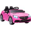 Easycomfort Macchina Elettrica per Bambini 3-6 Anni con Luci LED, Effetti Sonori e Telecomando, 107x62.5x44 cm, Rosa
