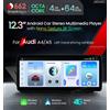 XTRONS AUTORADIO GPS Audi A4 A5 Android 14 WiFi 4G XTRONS QBA24A4CL Carplay Snapdragon