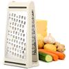Segrehy Grattugia con contenitore, Grattugia per formaggio con contenitore, Affettatrice per verdure Grattugia per alimenti Grattugia per formaggio Contenitore rimovibile a doppia faccia