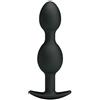 Pretty love bottom - palline anali in silicone 12,5 cm - nero 1 St