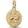 TCZNAFGold Lion Charm Ciondolo Pendant Compatibile per Bracciali Europei Regalo di gioielli per la Laurea