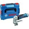 Bosch Professional 12V System Cesoia per lamiera a batteria GSC 12V-13 (incl. chiave a brugola, 1 lama superiore e 1 lama inferiore per cesoia, inserto L-BOXX, L-BOXX, senza batt./caricabatteria)