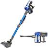 Akitas V8 Aspirapolvere Senza Fili 3 in 1, Leggero 22.2V 150W con Batteria al Litio Ricaricabile, Scopa Elettrica Senza Sacco Antiacari, Ideale per Pavimenti, Tappeti e Peli di Animali