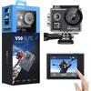 AKASO Videocamera sportiva 4K impermeabile 40m con touch screen e EIS