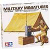 Tamiya Miniatura Set di Tenda Scala 1:35 Militario
