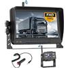 Hikity Telecamera Posteriore per Auto Senza Fili HD 1080P con Monitor LCD da 7, 12V-36V Assistenza al Parcheggio, Visione Notturna, IP68 Impermeabile, Adatto per Autobus/Camion/Camper/Furgone