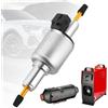 CHmiss Pompa Dosatrice Carburante,Pompa Carburante 12V 22ML,Pompa Carburante Elettrica,Pompa Dosatrice Elettrica,Parcheggio Riscaldamento Carburante Pompa,per 2 KW,5 KW,8 KW,Webasto,Eberspacher