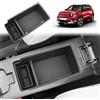GAFAT Compatibile con Citroen C3 Aircross 2025 2026/ e-C3 Aircross EV Contenitore Portaoggetti per Console Centrale, C3 Aircross 2025 Organizer con Tappetino in Gomma e Scatola Portamonete in Silicone