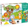 Jumbo Diset 53439 - Puzzle Forme Safari