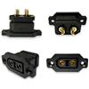 VUNIVERSUM XT90E-F - 4 connettori femminili montabili a 2 pin, per RC modello, multicopter, aereo, auto, barca, drone (XT90E-F)