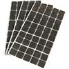 Emuca 2038616 Set di 150 Feltrini Autoadesivi Quadrati, 20X20 mm, Marrone