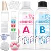 DecorRom Taba Squishy Set - 200 g silicone liquido per la produzione di zampe di gatto morbide, in gomma siliconica per alleviare lo stress, adatto per zampe di gatto e criceti