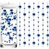 LuyoNova 20 Pezzi Perle Blu Floating Pearls Beads per Candele Galleggianti Perle Galleggiant per Vaso,Riempitivo per Bottiglie D'Acqua,Matrimonio,Decorazione Centrotavola (1.3M) Senza Candele