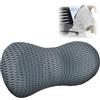 VIQIHEOE Cuscino Lombare per Auto, Cuscino Schiena Sedia Ufficio, Cuscini Posteriore in Memory Foam, Supporto Lombare per Auto, Cuscini Schiena con Traspirante, per Riposare, Dormire, Grigio