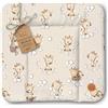Totsy Baby Tappetino da fasciatoio con rivestimento morbido e superficie resistente | Materasso cambio pannolino impermeabile per lettino cassettiera e viaggio da neonato 85 x 72 cm Giraffe