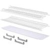 Alfredo Calandrelli PENSILE SCOLAPIATTI H 72 x L 80 x P 33 COMPLETO DI SCOLAPIATTI IN ACCIAIO INOX. SPEDIZIONE IN KIT (CEMENTO