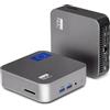 FutureNUC AMD Ryzen® R5‑7535HS Mini PC - 8 core fino a 4,8 GHz - 16GB RAM DDR5, SSD 512GB - Wi‑Fi 7, Thunderbolt 4, HDMI 2.1 - PC compatto e moderno per casa e ufficio