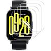 Pnakqil 4 Pezzi Pellicola Protettiva per Xiaomi Redmi Watch 5 Active | Film TPU Ultra Flessibile [Antibolle] - Trasparenza HD Anti-Graffio Pellicola, Copertura Totale Films per Smartwatch