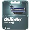 Gillette Mach3 Lamette di Ricambio per Rasoio da Uomo, Rasoi a 3 Lame