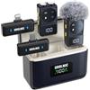 UROLMIC Microfono da Clip Wireless Compatibile con smartphone iOS e Android, Autonomia 45H, Portata 50M, con Display Digitale e Custodia di Ricarica, Riduzione del Rumore a 2 Microfoni