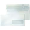 Blasetti Buste con finestra Blasetti Strip Laser - 90 g/m² bianco - 11x23 cm - conf. 500 pz - 0157