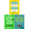 Trapeze/Canongate Books/Yellow Kite ltd How to Break Up With Your Phone, The Defining Decade, How to Stop Losing Your Sh*t with Your Kids 3 Books Collection Set