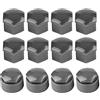 Bediffer 20 pz 17mm Copridado Ruota Auto Auto Vite Protezione Coperchio Antifurto Tappo Ruota Coperchio Cerchio(Grigio),Ruote e Accessori