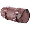 HERCHR Borsa per Forcella per Moto, 13x31cm/5,1x12,2 pollici Universale Borsa Forcella Anteriore Vintage in Pelle PU Impermeabile per Manubrio Moto per Attrezzi (Marrone)