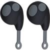 The Lord of the Tools 2 pezzi Custodia per chiave auto con telecomando a 2 pulsanti Guscio di ricambio per chiave Smart Keyless Entry Telecomando Guscio di ricambio compatibile con Cobra Alarm 7777