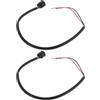 ECSiNG 2 connettori ausiliari per moto a 2 pin da 12 V, compatibili con Honda XL750 Transalp 750 2023-2025