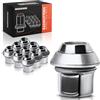 Frankberg 10x Dado per ruota M12X1.5 Esagonale Replace# 31329645,31200241 | Compatibile con Ford Mondeo III Berlina Turnier IV BA7 Turnier, Transit Bus Furgone, Sierra Compatto Turnier, Orion III