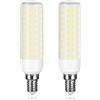 Karyoosi 2x Lampadine LED E14 12W, Equivalenti a 100W, 1450 Lumen, Bianco Freddo 6000K, Senza Sfarfallio, Non Dimmerabili, per Lampadari, Frigoriferi, Cappe, Macchine da Cucire