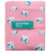 Roll'Eat ®- Eat'n'Out Mini Mr. Wonderful | Borsa termica impermeabile convertibile in tovaglia, riutilizzabile ed ecologico senza BPA, con cerniera, Unicorn