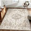 HUGEAR Vintage Tappeto 140x200cm Marrone Antiscivolo Lavabile In Lavatrice Salotto Camera Da Pranzo Sedia Ufficio Tappeti Grandi Rug Esterno Pelo Corto Carpet
