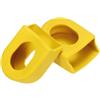 PATIKIL Proteggi Guarnitura Bici da Strada, 2Pz Protezioni Silicone per Guarnitura Bici Protezioni Braccio per Guarniture Bicicletta Antiscivolo Gomma Bici da Strada e Montagna, Giallo